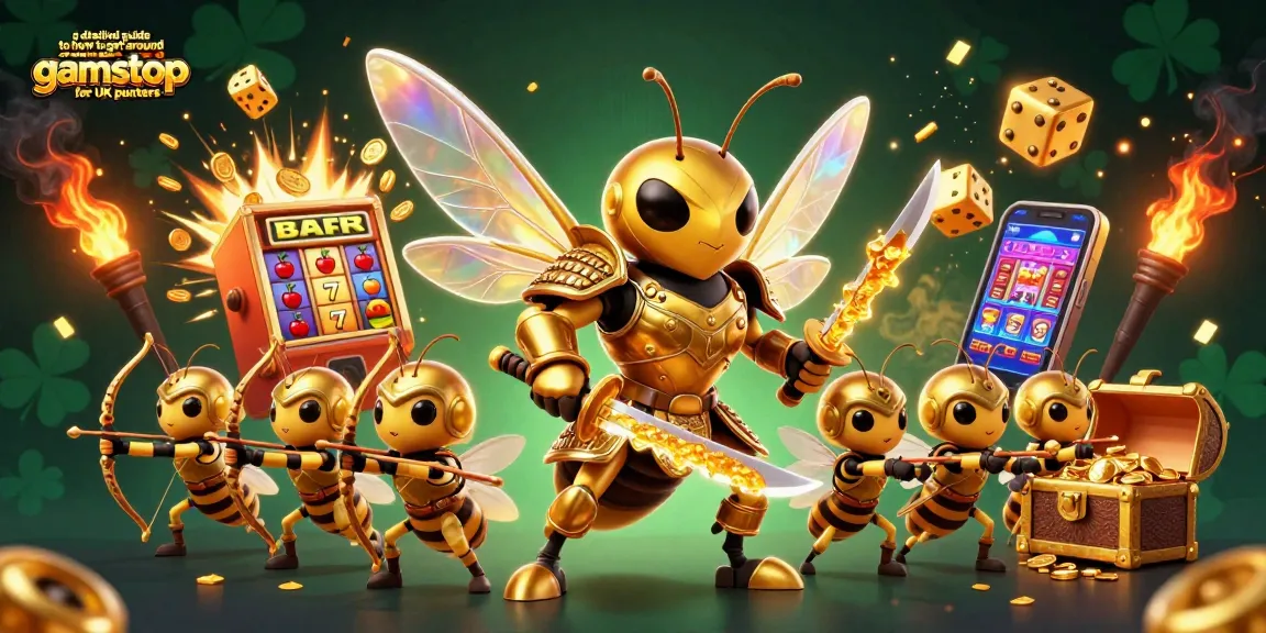 Experience a detailed guide to how to get around gamstop for UK punters with vibrant casino elements.